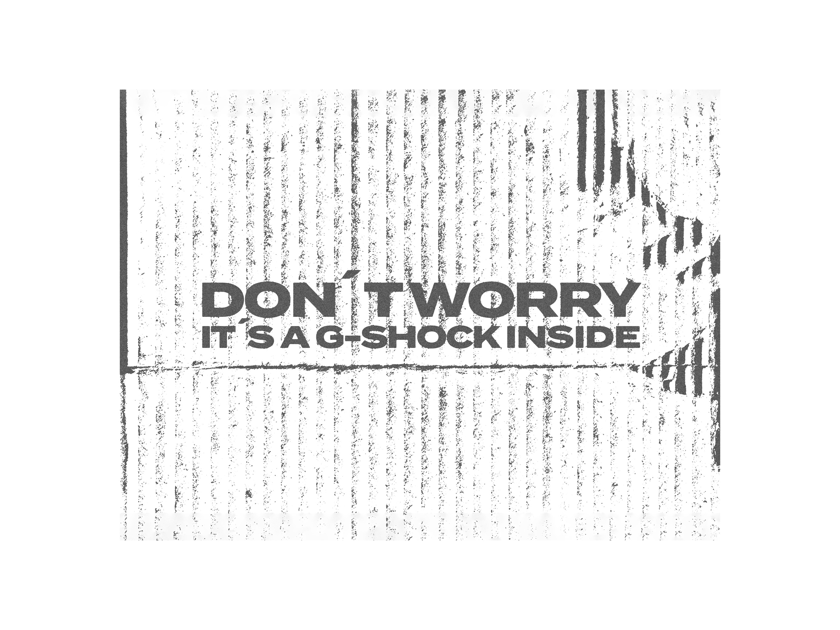 G-Shock Don't Worry Print